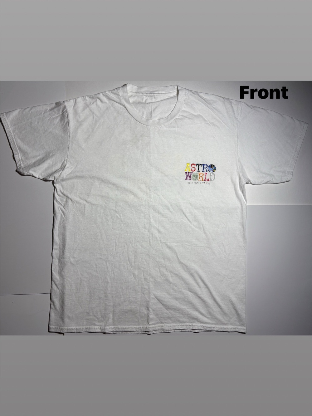 Travis Scott Astroworld "Look Mom I Can Fly" Double-Sided Tour T-Shirt